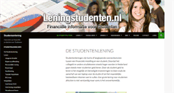 Desktop Screenshot of leningstudenten.nl